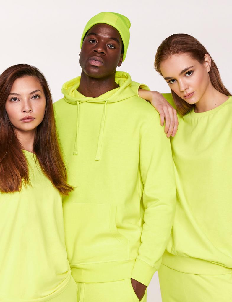 Худи мужской Colors кроя унисекс желтый — изображение 2