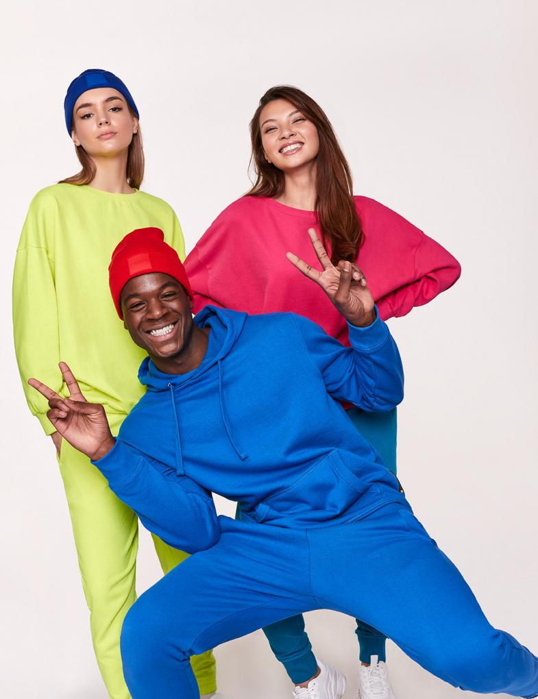 Худи мужской Colors кроя унисекс голубой — изображение 2