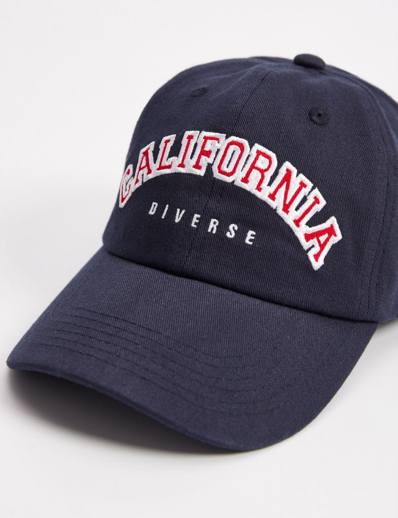 Жіноча кепка з нашивкою California синя - Зображення 3