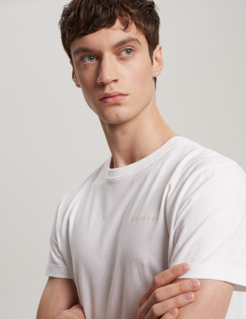 Мужская футболка Regular Fit с принтом Diverse белая