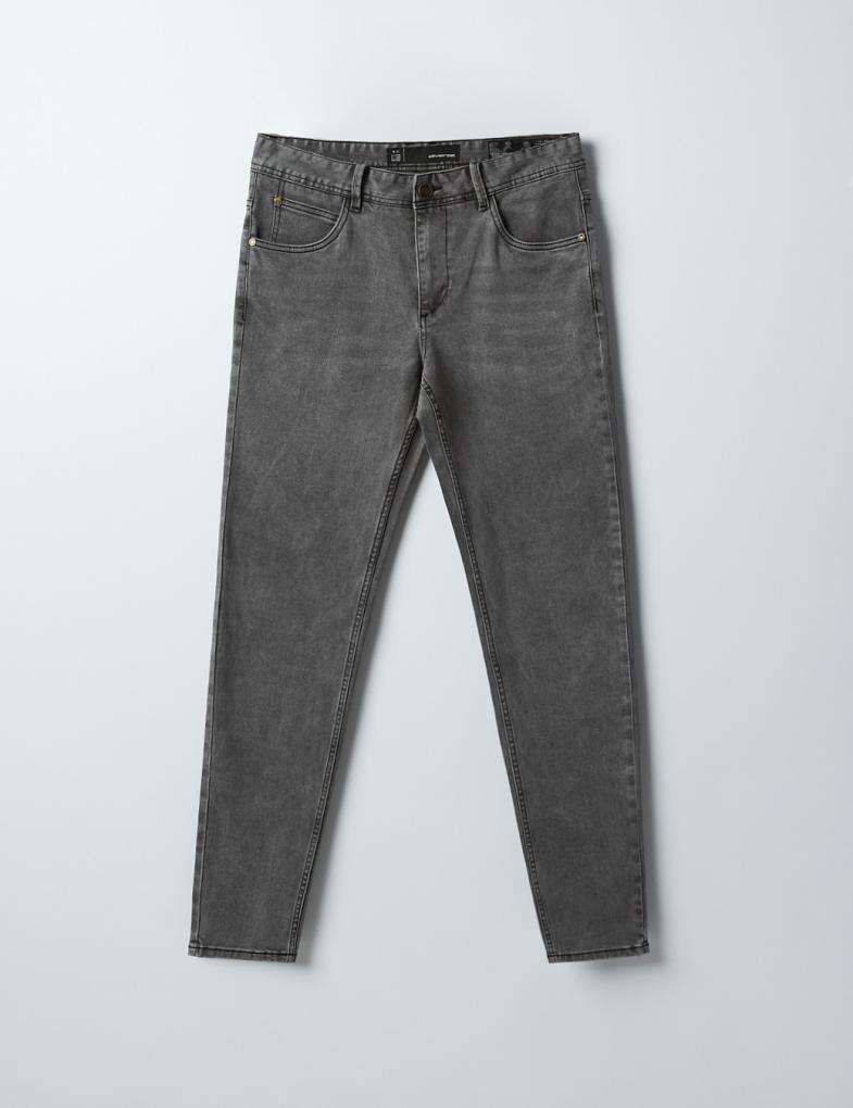 Мужские джинсы skinny fit коллекции CALI светло-серые — изображение 2