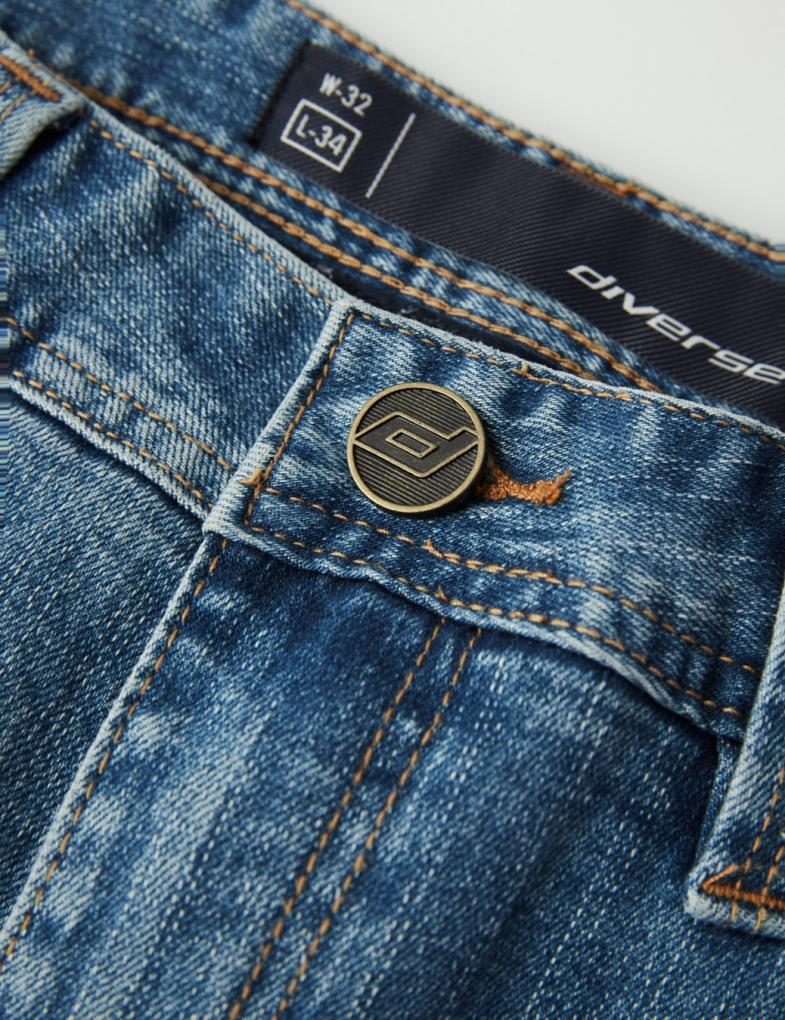 Мужские джинсы regular fit коллекции CALI голубые — изображение 7
