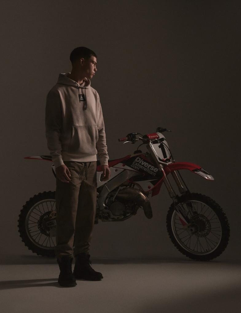 Чоловічий худі з набивним візерунком колекції Dakar камуфляжний - Зображення 2
