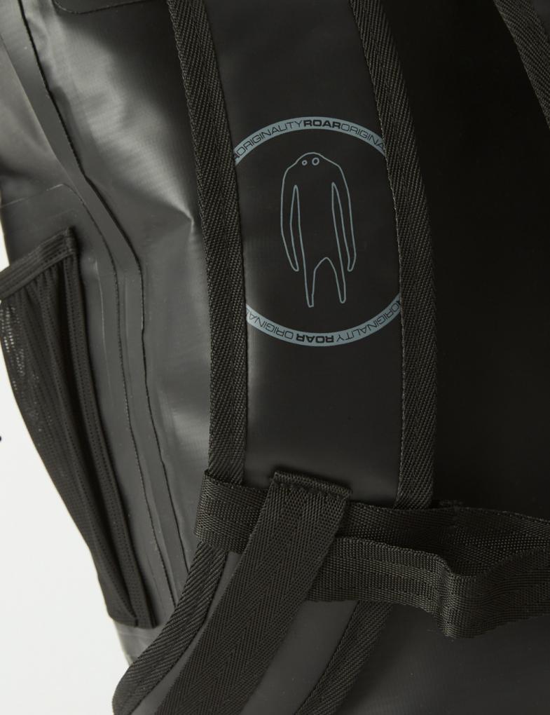 Мужской рюкзак вместительный rolltop черный — изображение 4