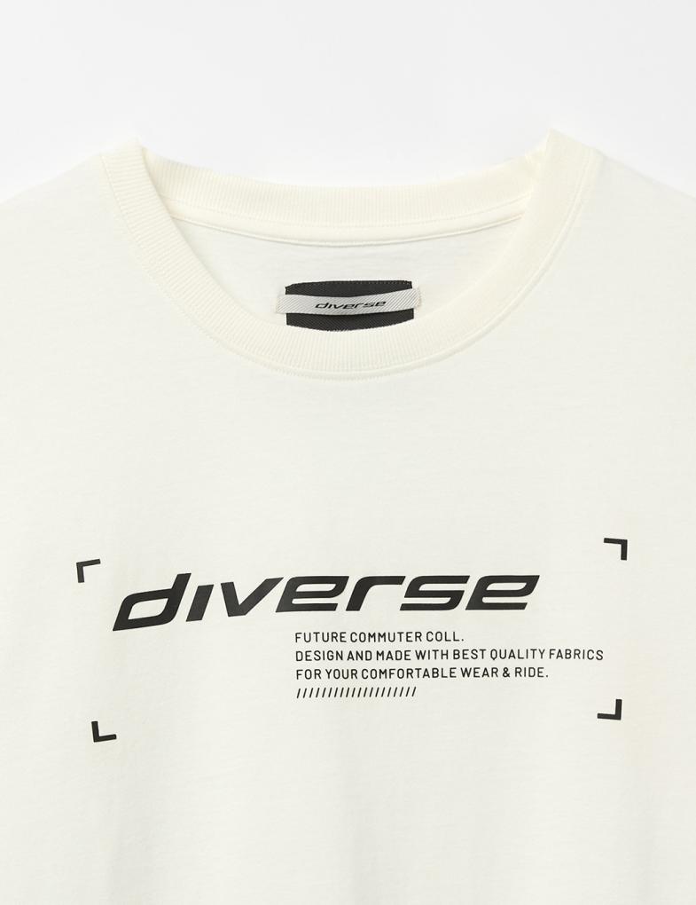 Мужская футболка с логотипом Diverse молочная — изображение 3