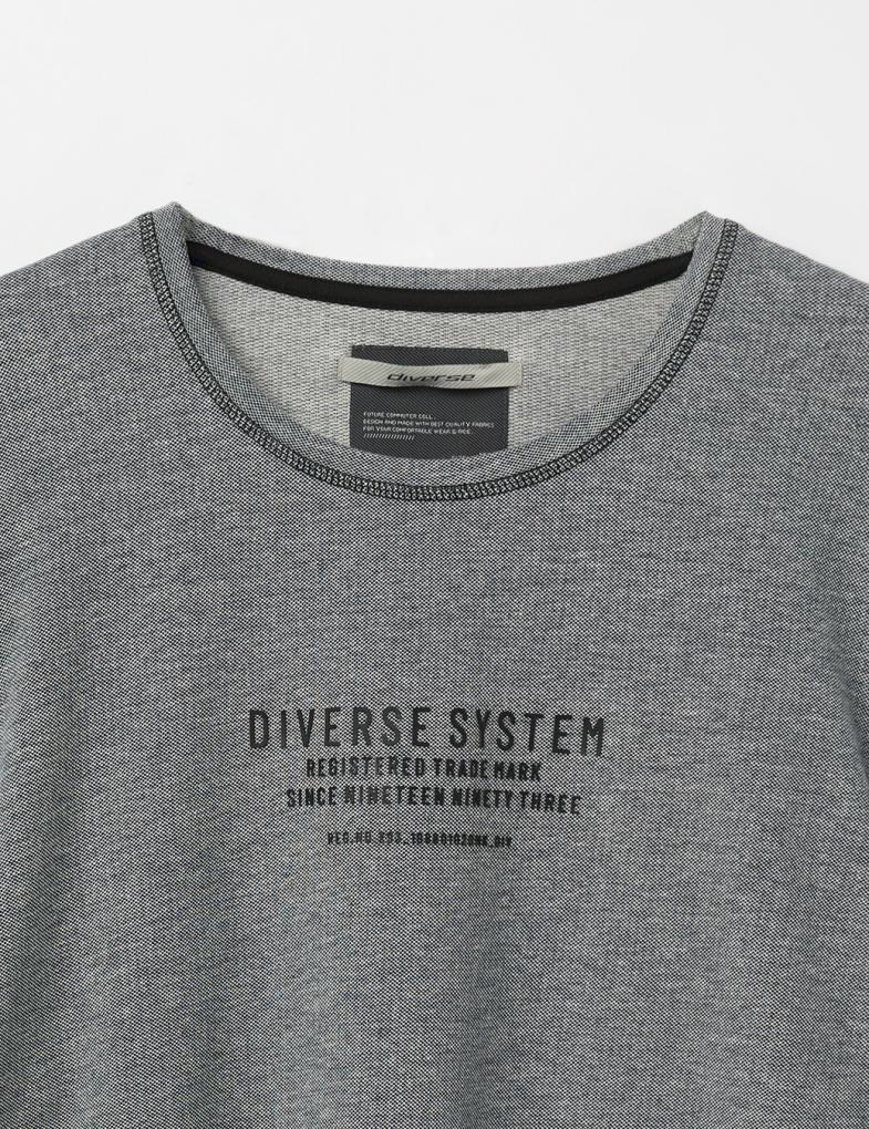 Мужской лонгслив Diverse System меланжевый серый — изображение 7