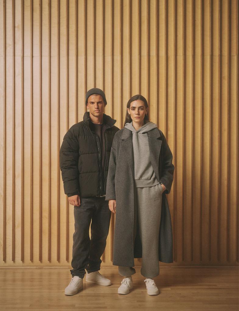 Жіноче пальто oversize довжини максі асфальтове