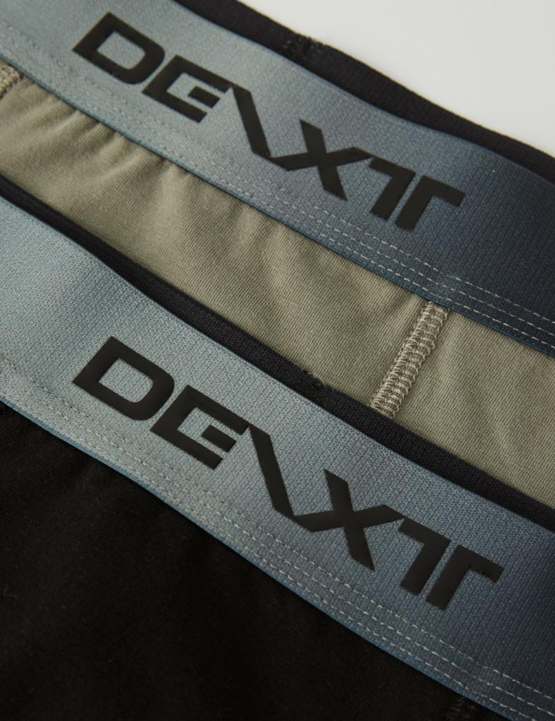 Комплект чоловічих трусів боксерів DEXT RAIN 2 пари чорні - Зображення 2