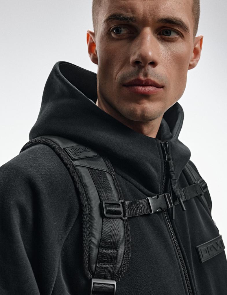 Мужской рюкзак Rolltop из коллекции DEXT черный — изображение 2