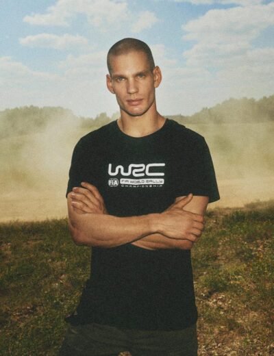Чоловіча футболка з принтом World Rally Championship чорна
