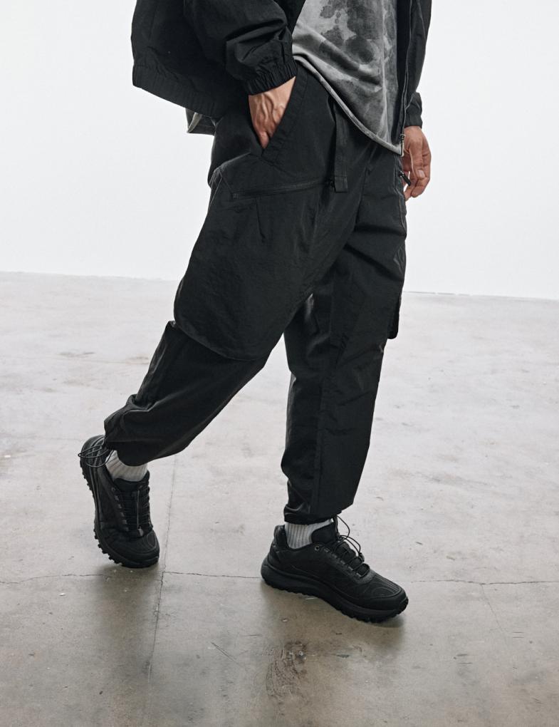 Чоловічі нейлонові штани DEXT EGEN jogger fit чорні - Зображення 3