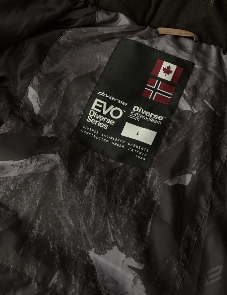 Мужская зимняя куртка EVO GLACIER ST светло-коричневая — изображение 24
