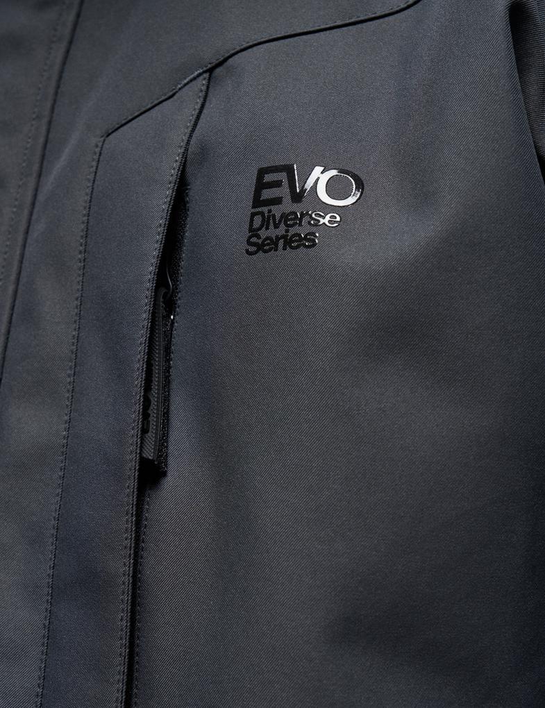 Мужская осенне-зимняя куртка EVO TROMSO ST графитовая — изображение 15