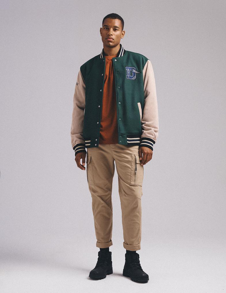 Мужские брюки STONES cargo fit бежевые