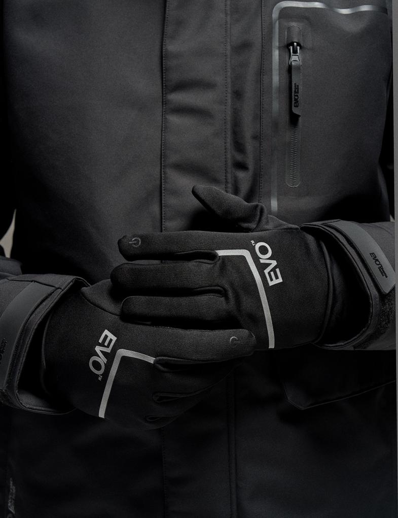 Чоловічі спортивні рукавички EVO GRAB з сенсорною технологією чорні - Зображення 8