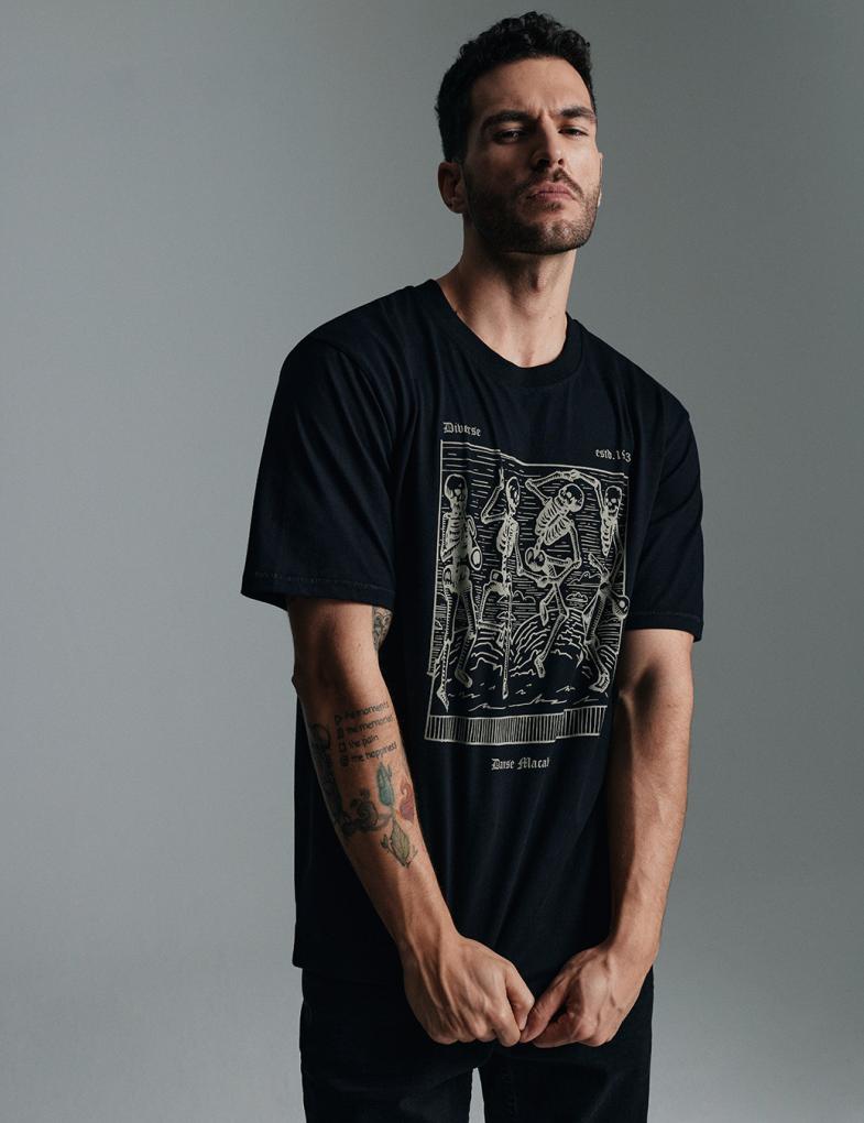 Мужская футболка MACABRE Comfort fit черная