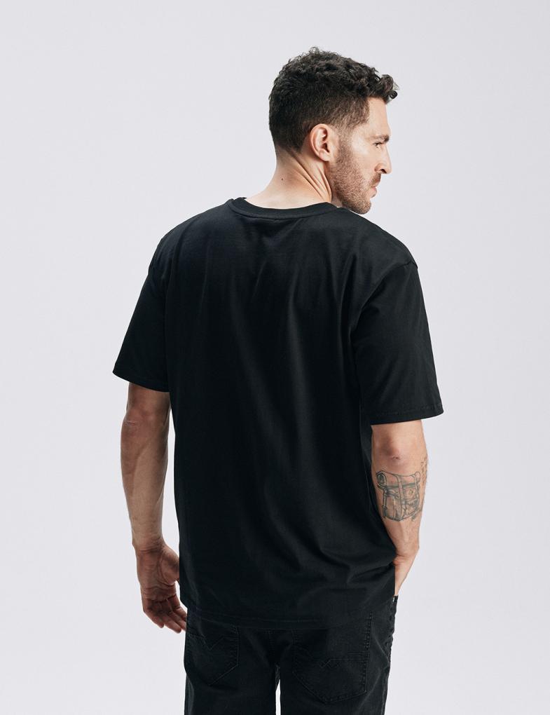 Мужская футболка MACABRE Comfort fit черная — изображение 3