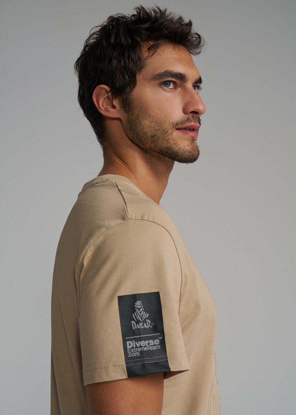 Футболка мужская DKR DES 0124 бежевая — изображение 3