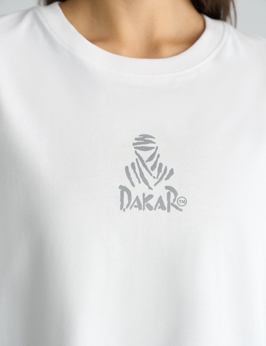 Футболка женская DKR DES 23 4 хлопковая из коллекции DAKAR белая — изображение 5