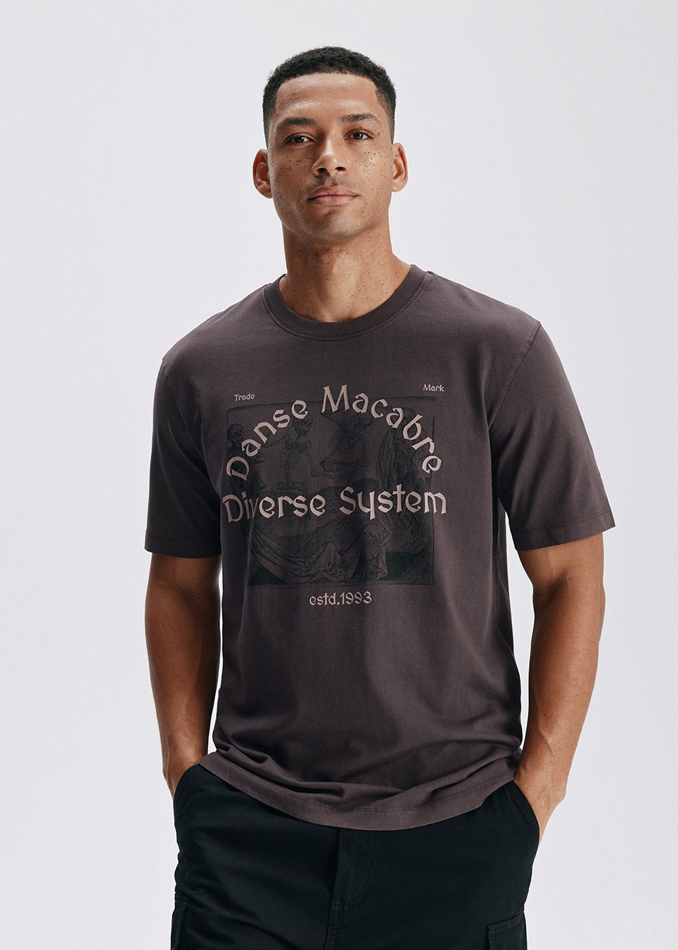 Футболка чоловіча MACABRE 04 Comfort fit сливова