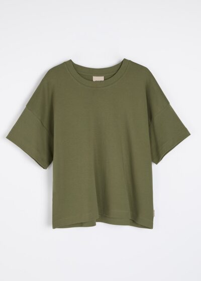 Футболка женская GOMMERLI оверсайз heavy-cotton хаки