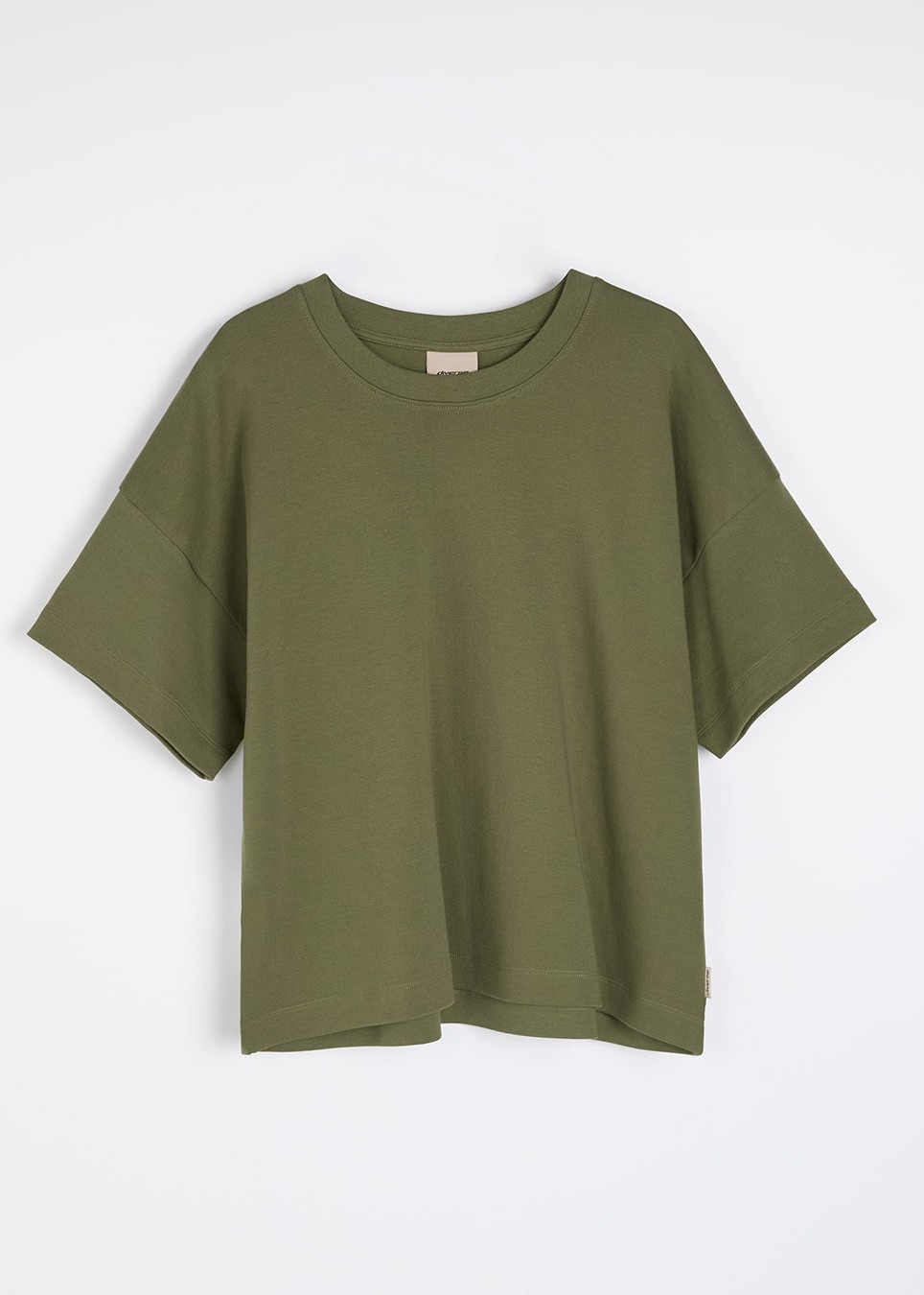 Футболка жіноча GOMMERLI оверсайз heavy-cotton хакі