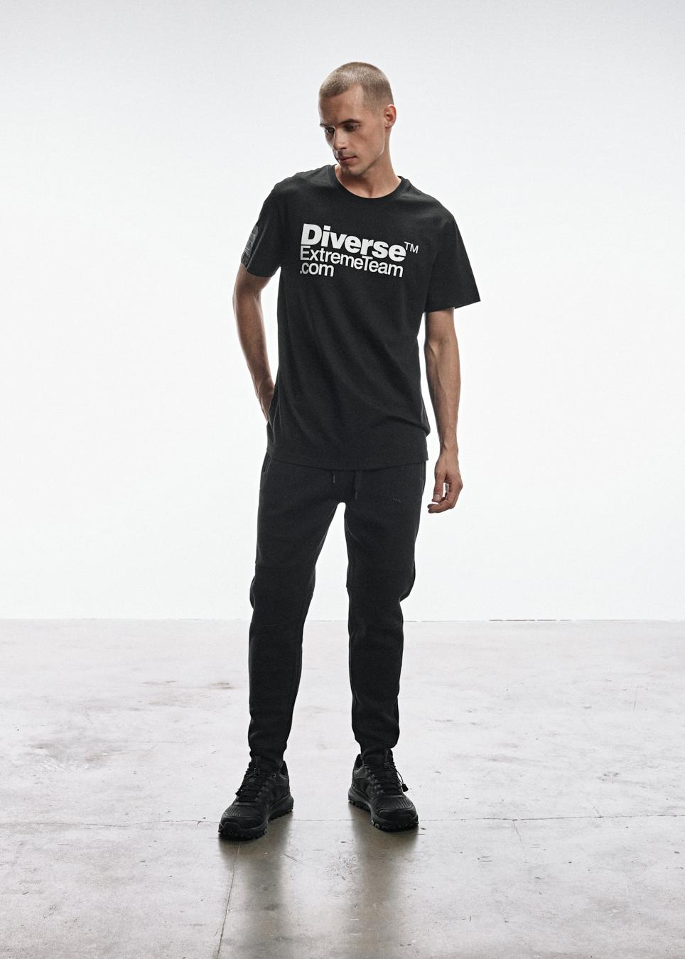 Футболка чоловіча DEXT LOGO 245 regular fit чорна - Зображення 3