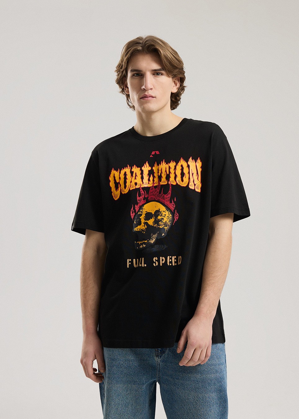 Футболка мужская Coalition T SK8 05 черная — изображение 4