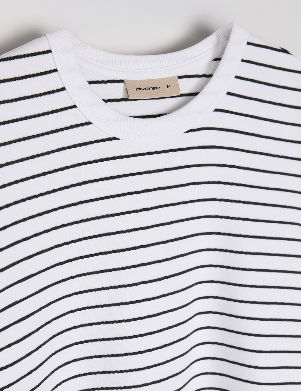 Футболка в полоску женская QLOMA heavy-cotton многоцветная — изображение 6