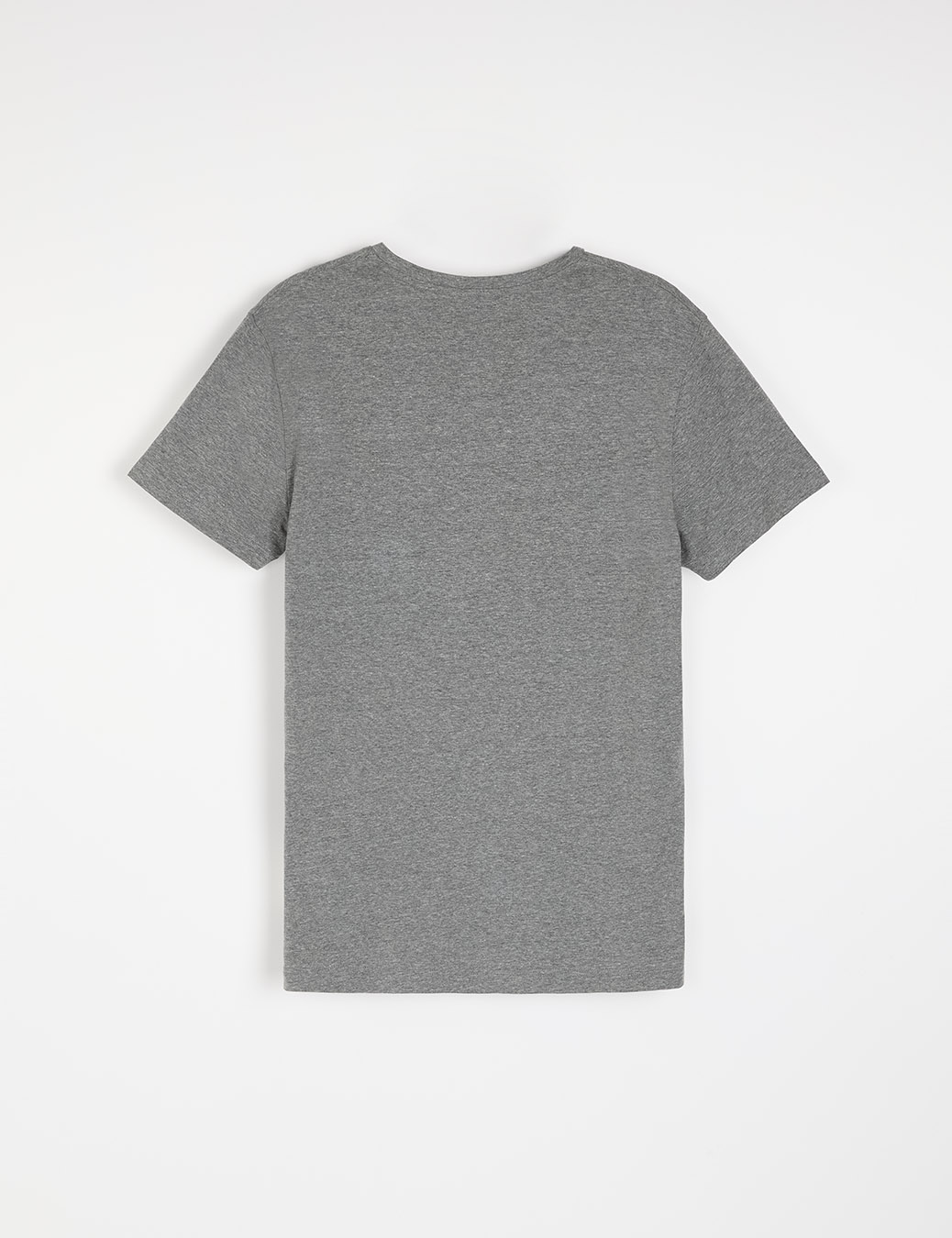 Футболка чоловіча V NECK 252 з V-подібним вирізом графітовий меланж - Зображення 8