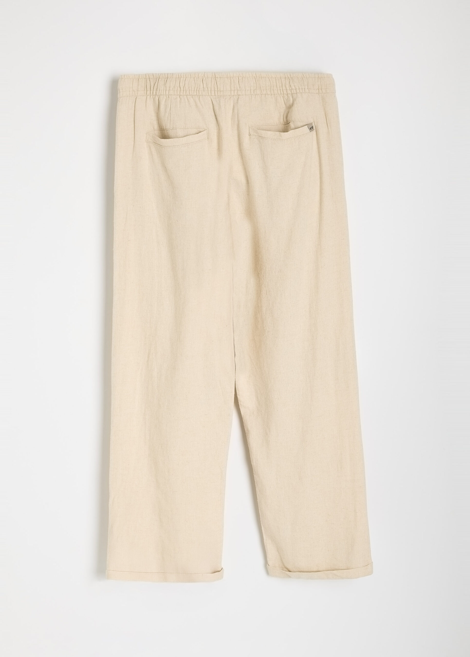 Брюки мужские TORC jogger fit с льняной смесью бежевые — изображение 3