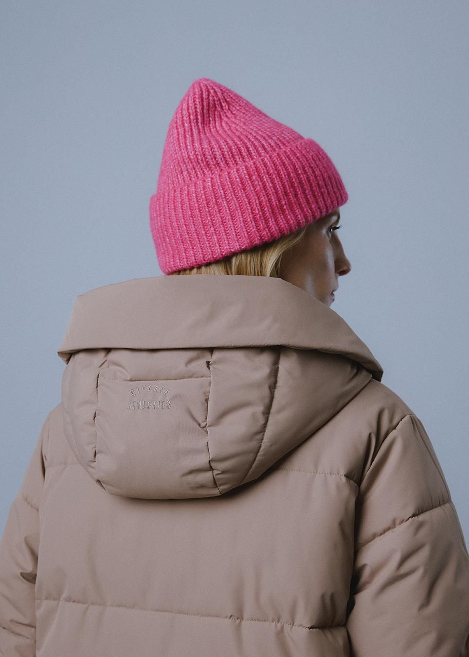 Куртка стьобана жіноча MORLENI подовжена бежева - Зображення 5