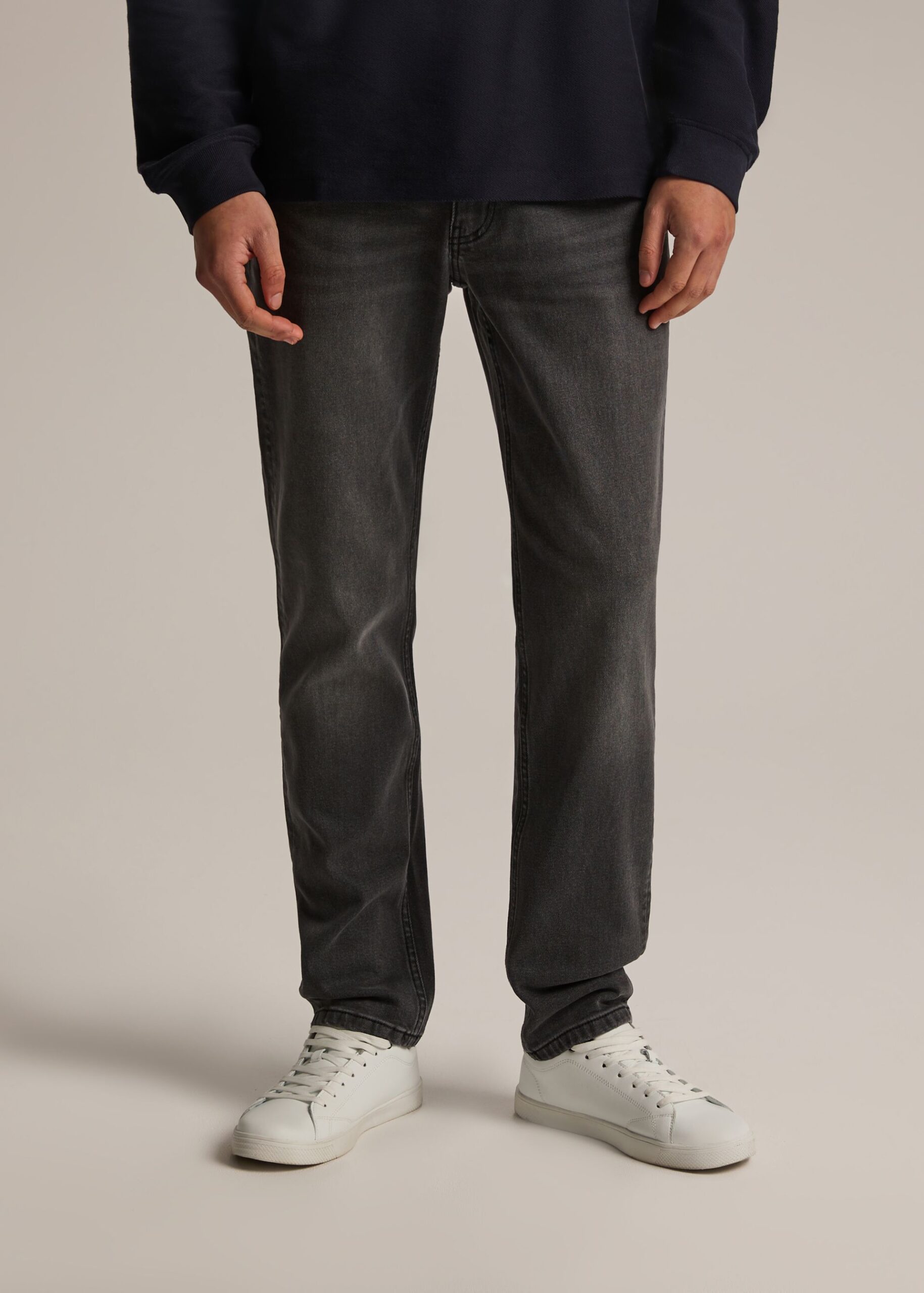 Джинсы мужские BENNET 254 slim fit графитовые