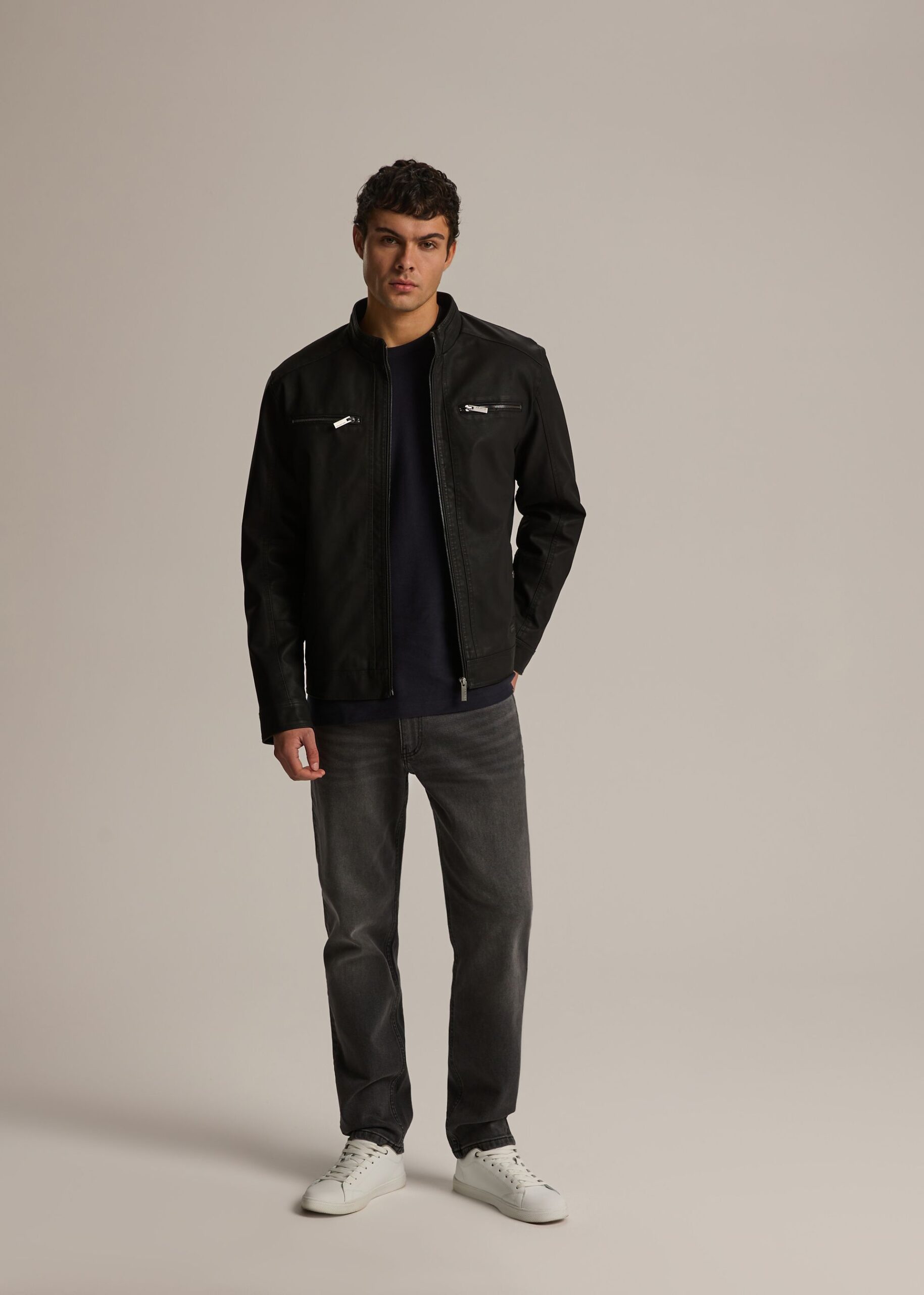 Джинсы мужские BENNET 254 slim fit графитовые — изображение 4
