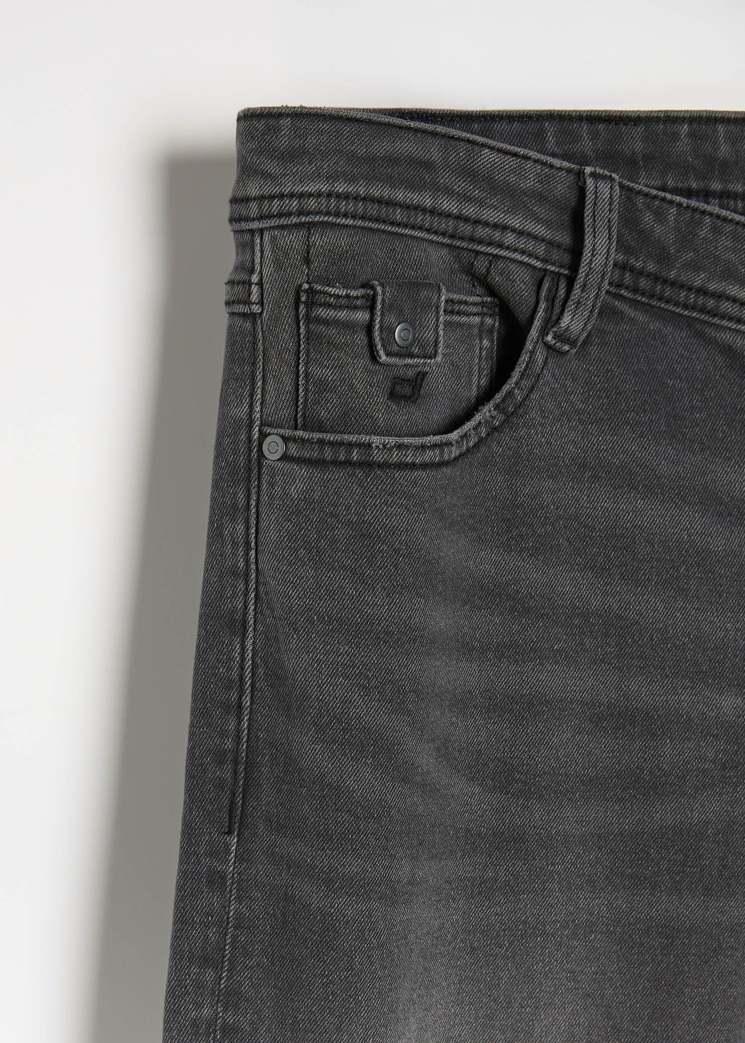 Джинсы мужские BENNET 254 slim fit графитовые — изображение 6