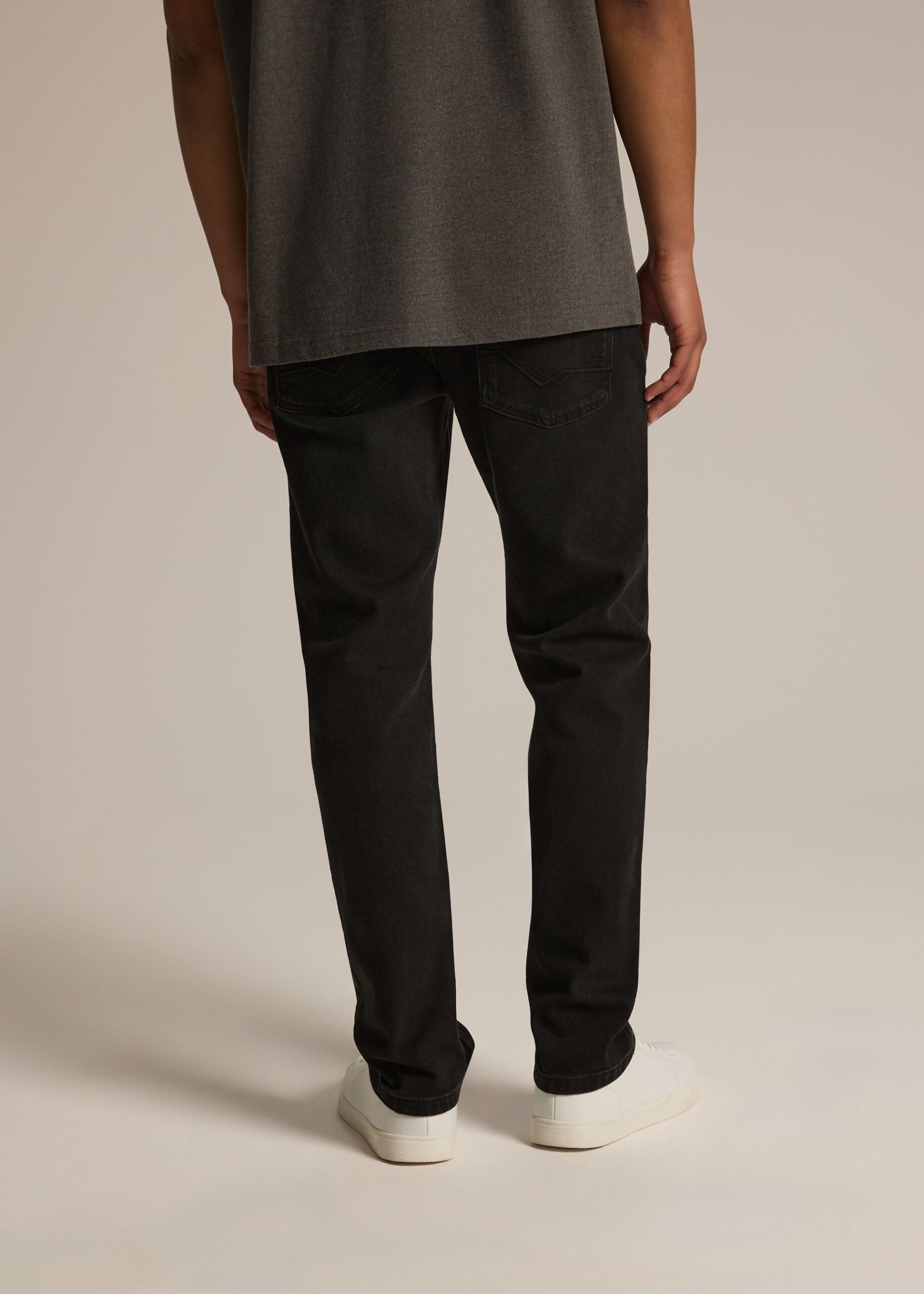 Джинсы мужские BENNET 254 slim fit черные — изображение 3