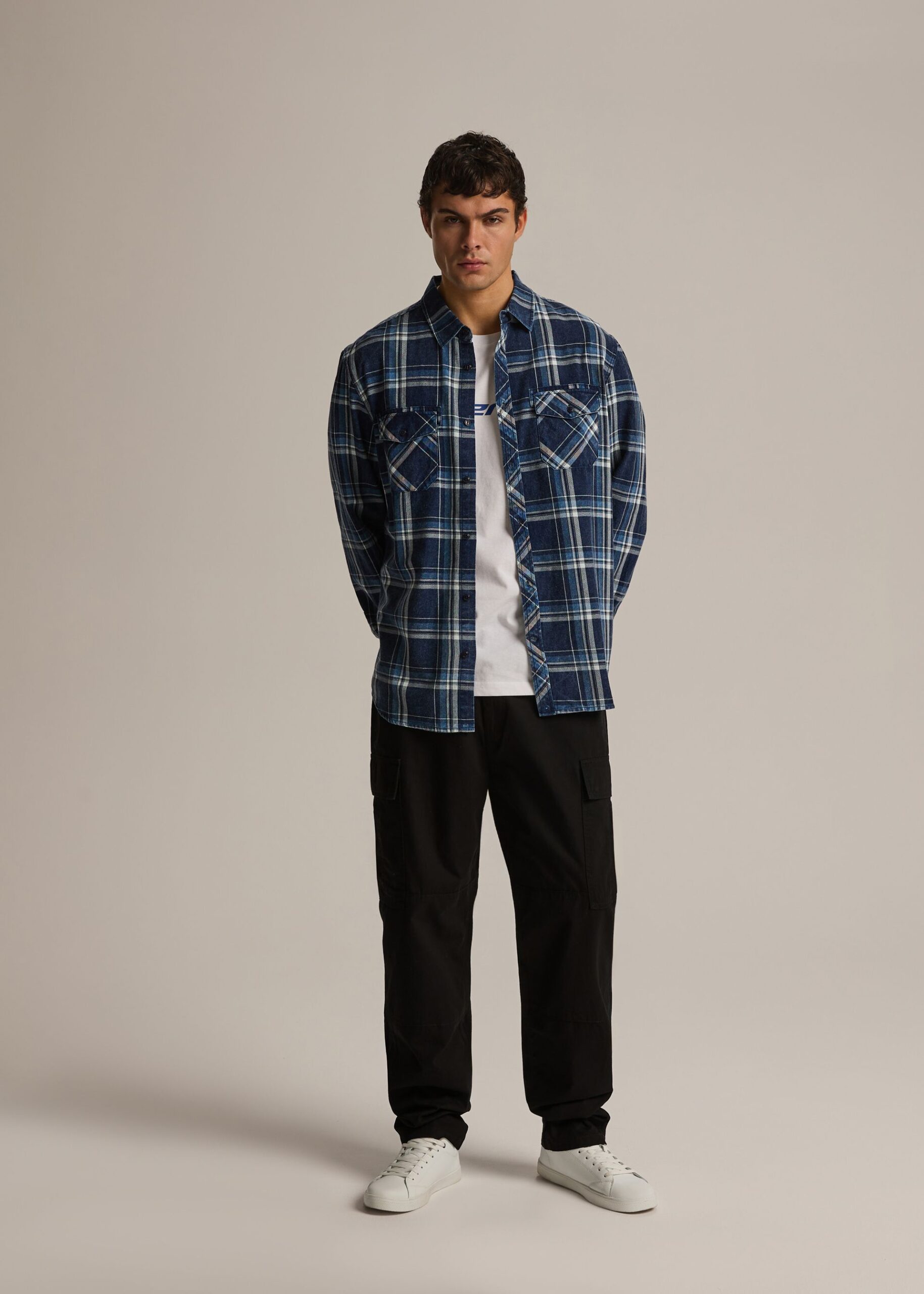 Брюки мужские BJORN 254 cargo fit черные