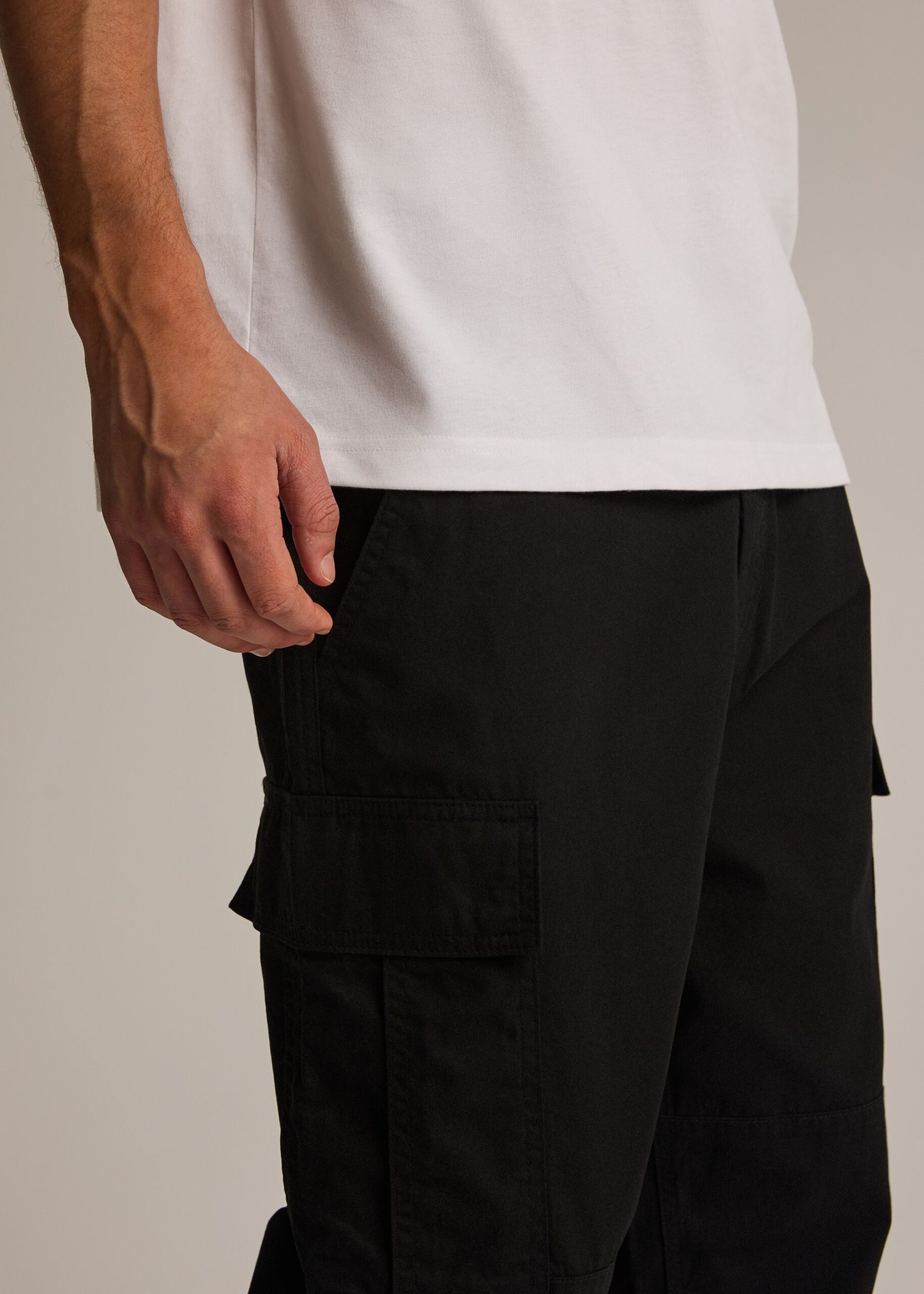 Брюки мужские BJORN 254 cargo fit черные — изображение 3