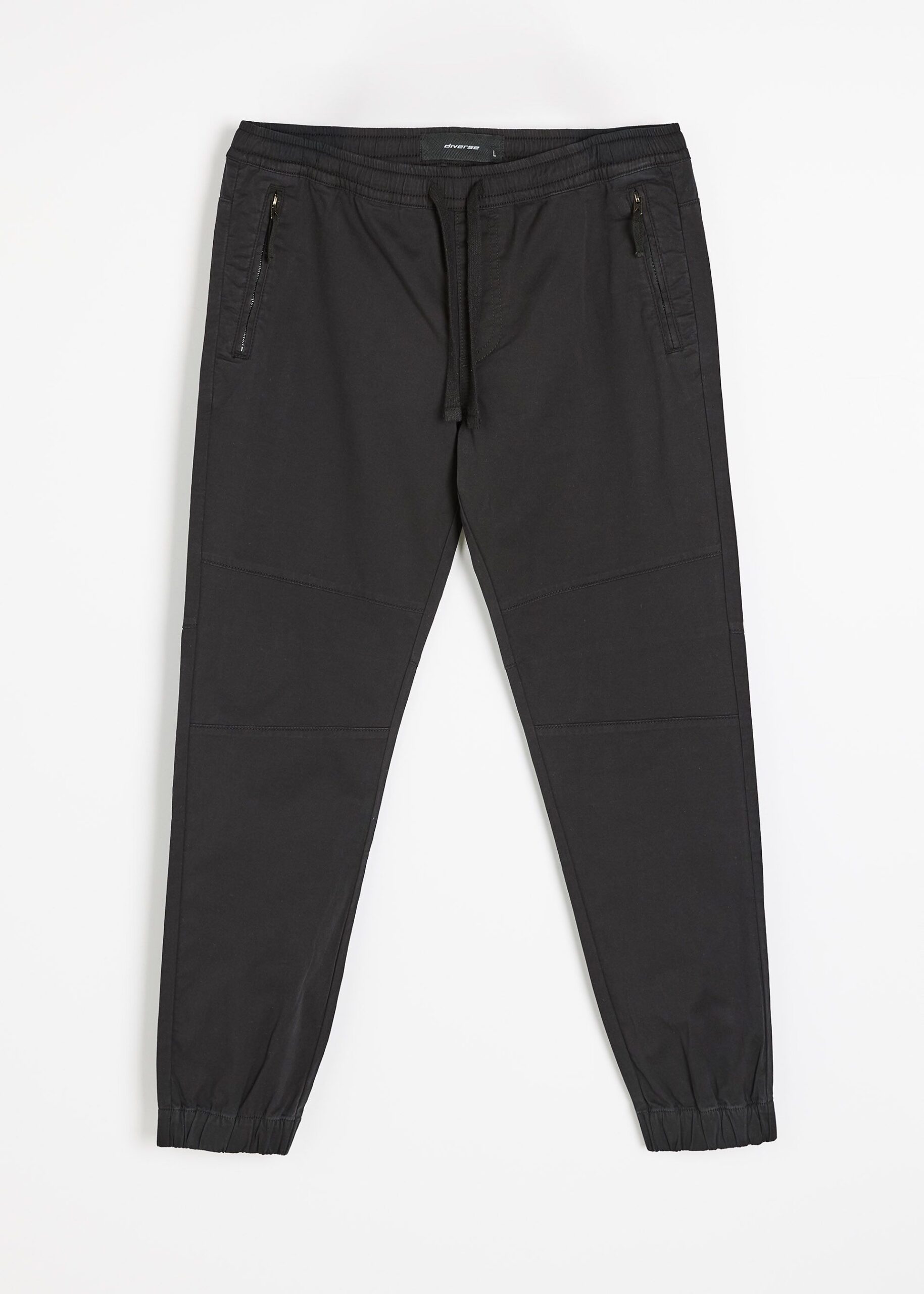 Брюки чоловічі JOG ZIP 254 класичні jogger fit чорні - Зображення 5