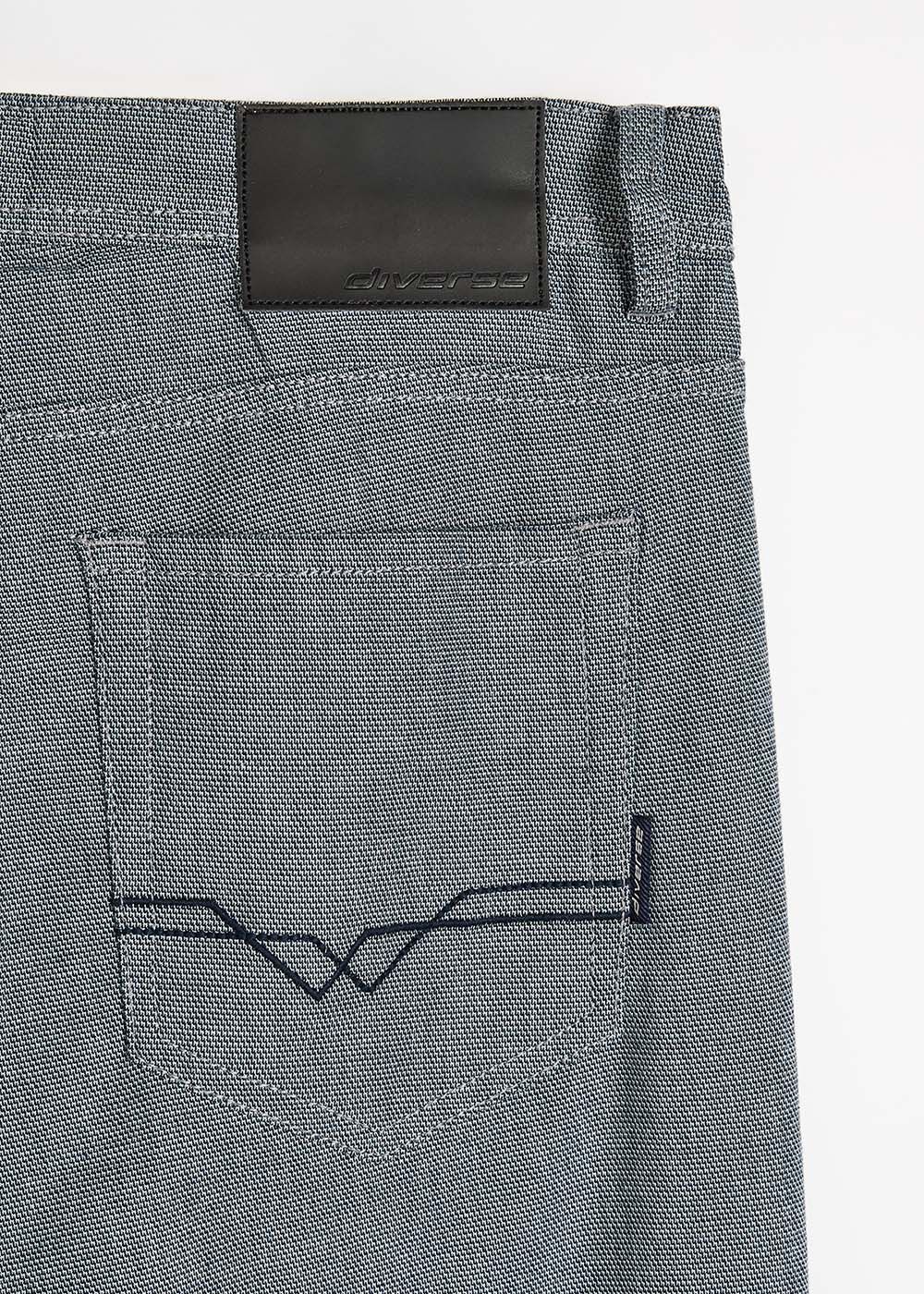 Брюки мужские KAIS P 254 slim fit голубой меланж — изображение 7