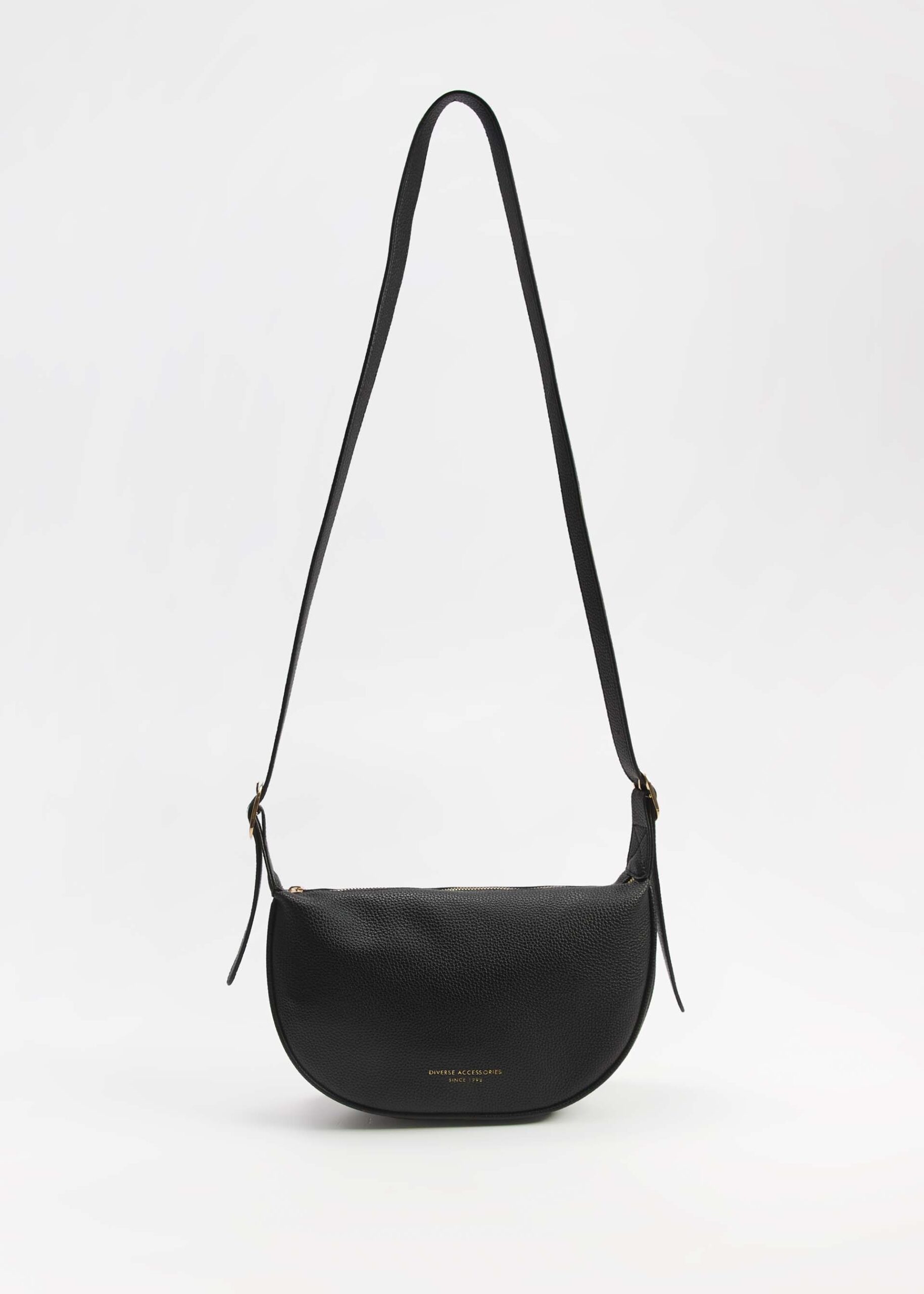 Сумка жіноча LUTERA S 254 через плече з текстурованої екошкіри чорна - Зображення 2