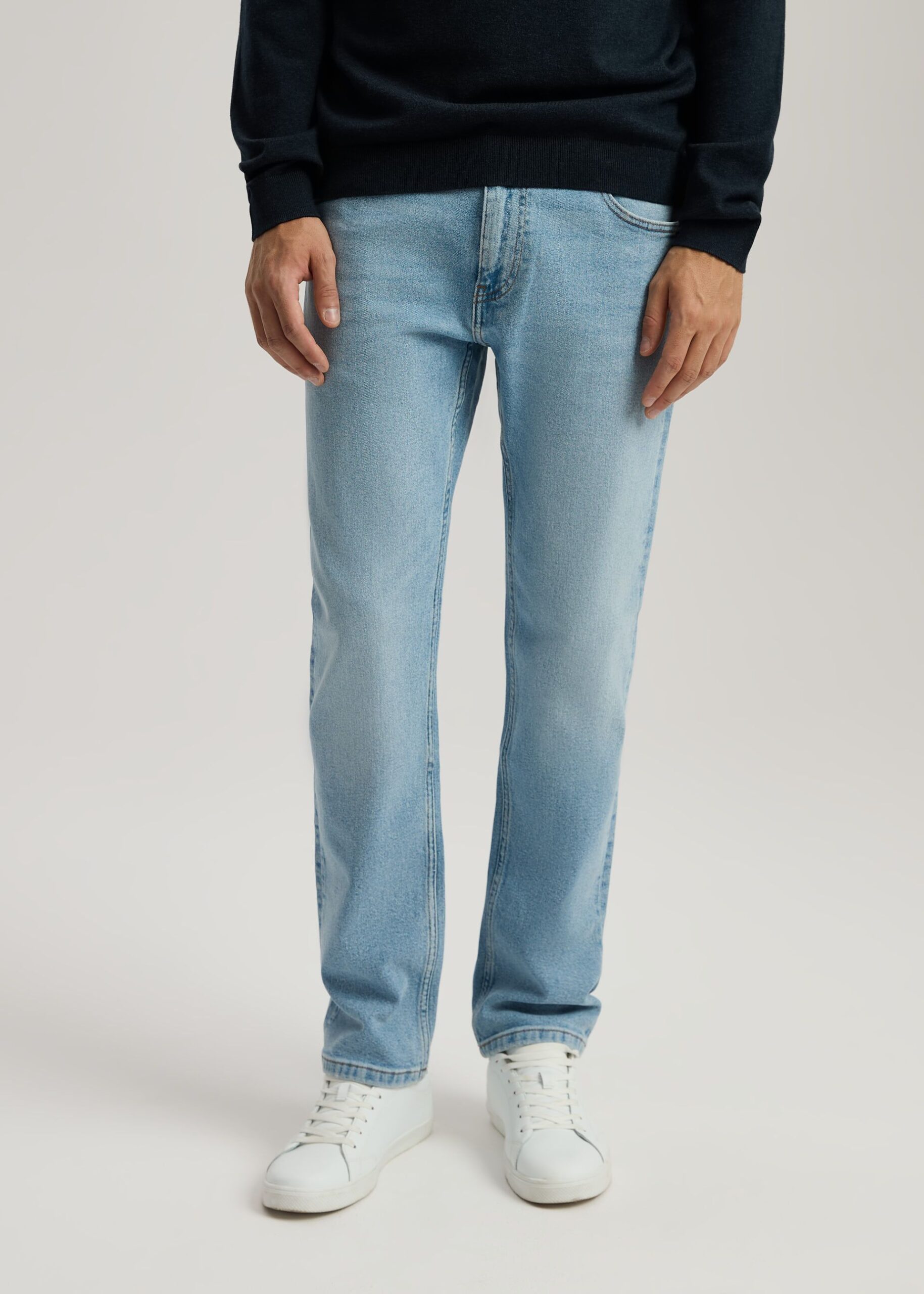 Джинсы мужские NEWMAN 255 классические regular fit голубые