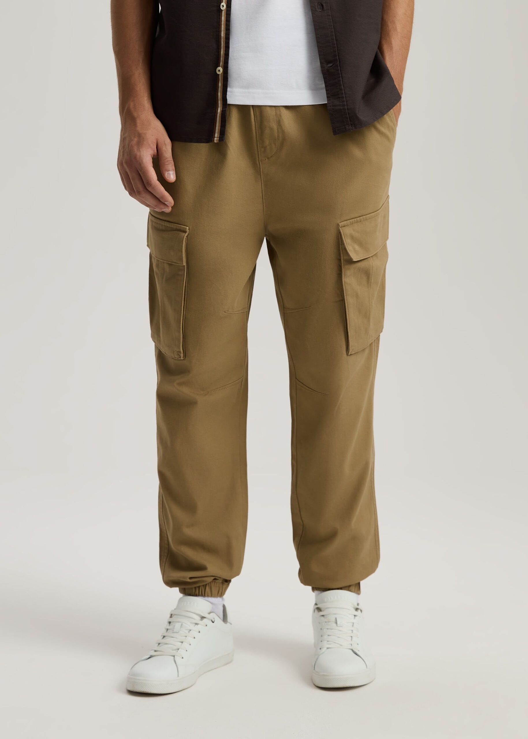 Брюки чоловічі VARBERG jogger fit бежеві
