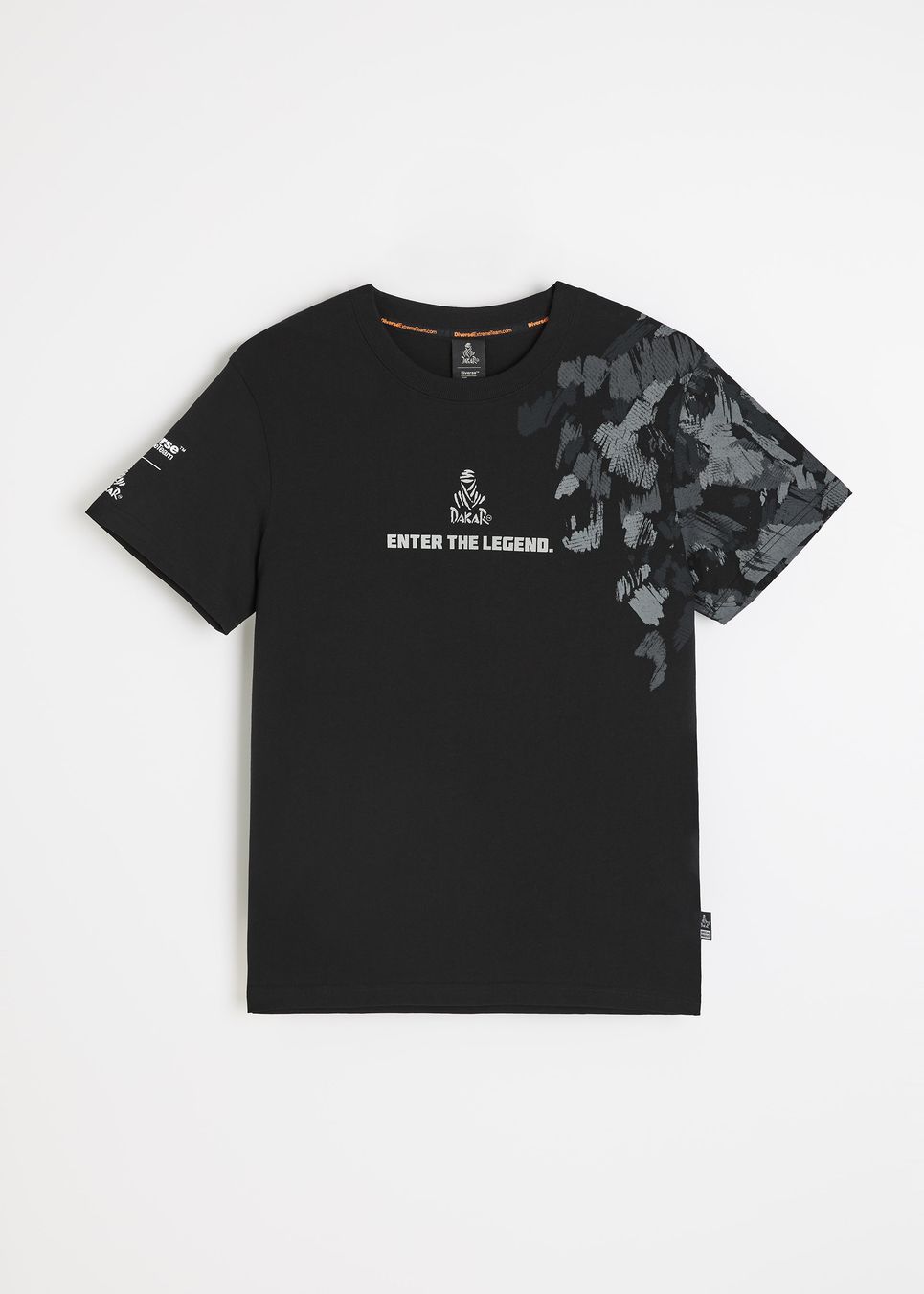 Футболка мужская DKR CAMO 256 с принтом черная — изображение 5