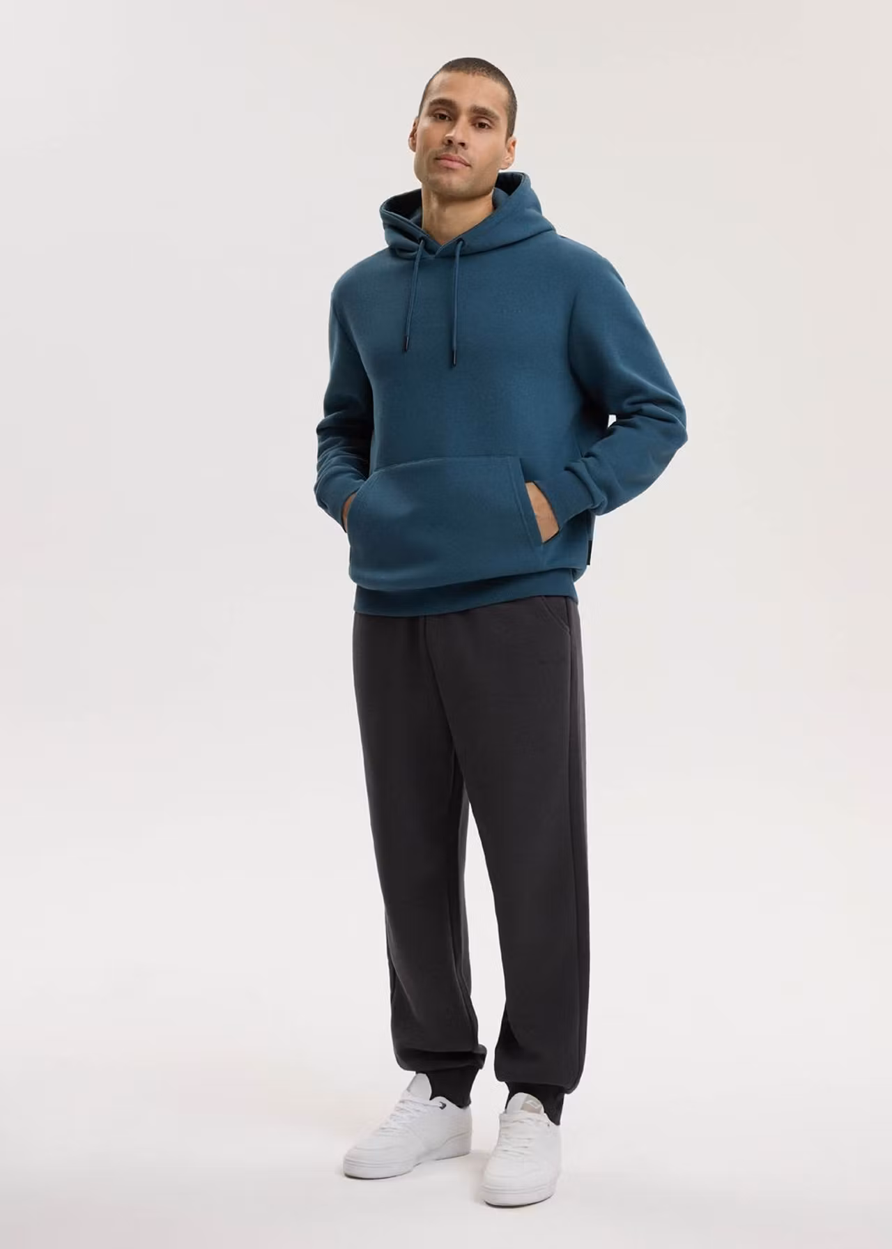 Худи мужское BASEHOODY S261 петроль — изображение 10