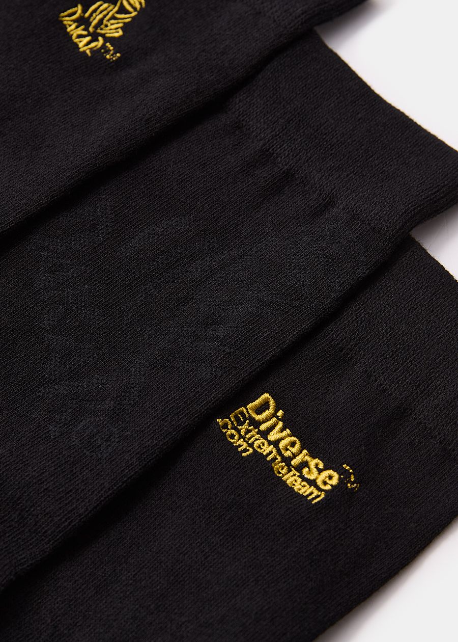 Комплект шкарпеток чоловічих DKR VIP SOCKS 256 три пари чорні - Зображення 3