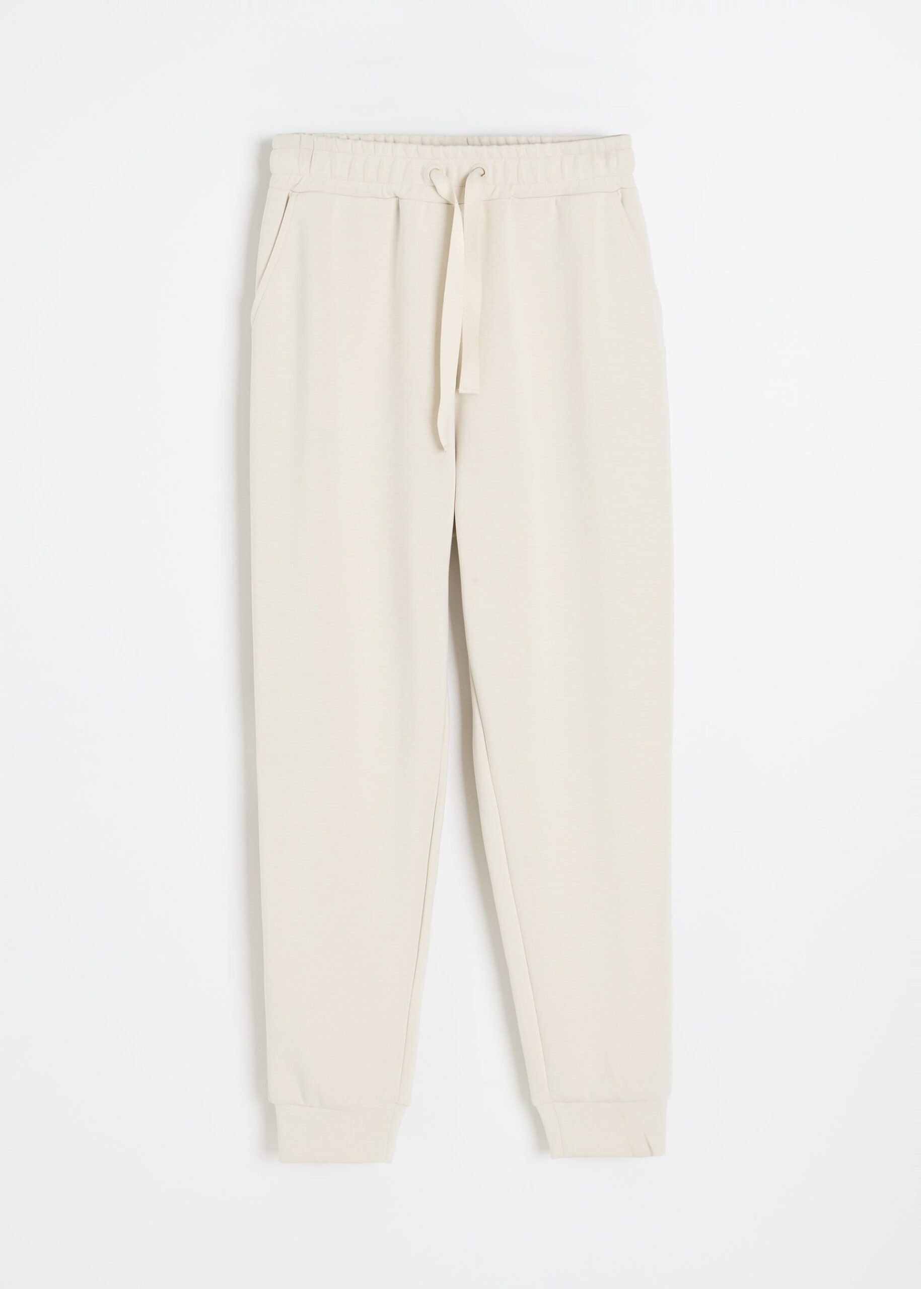 Спортивні штани жіночі LADIMOS B 261 кремові - Зображення 4
