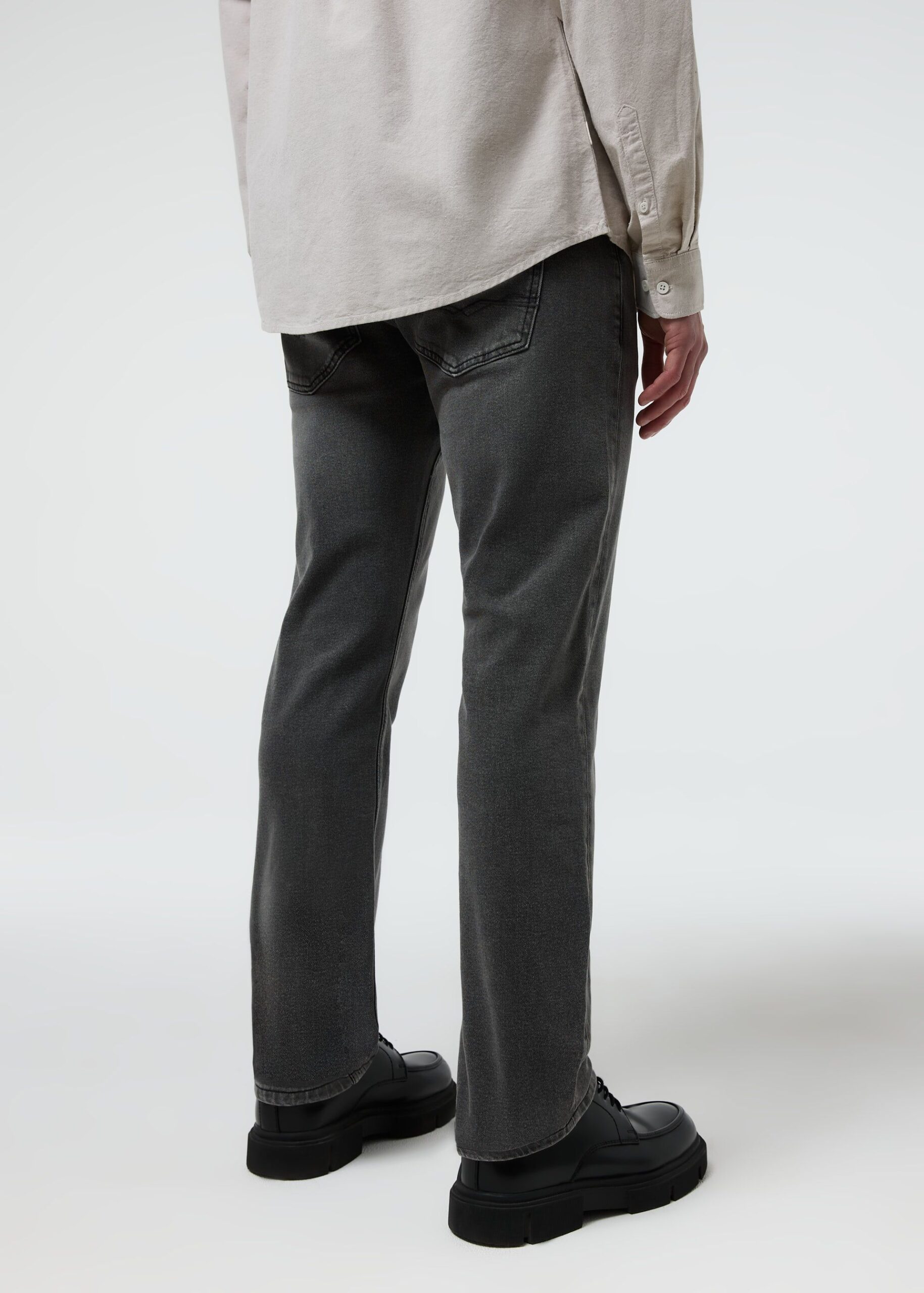 Джинси чоловічі regular fit NEWMAN 261 сірі - Зображення 4