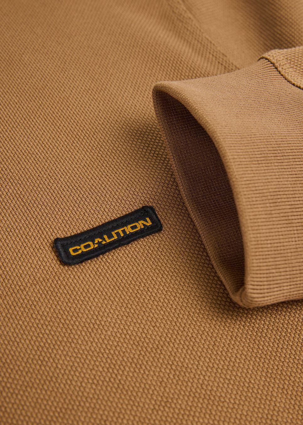 Лонгслив-поло мужской CLTN SK8 LG POLO кемел — изображение 8