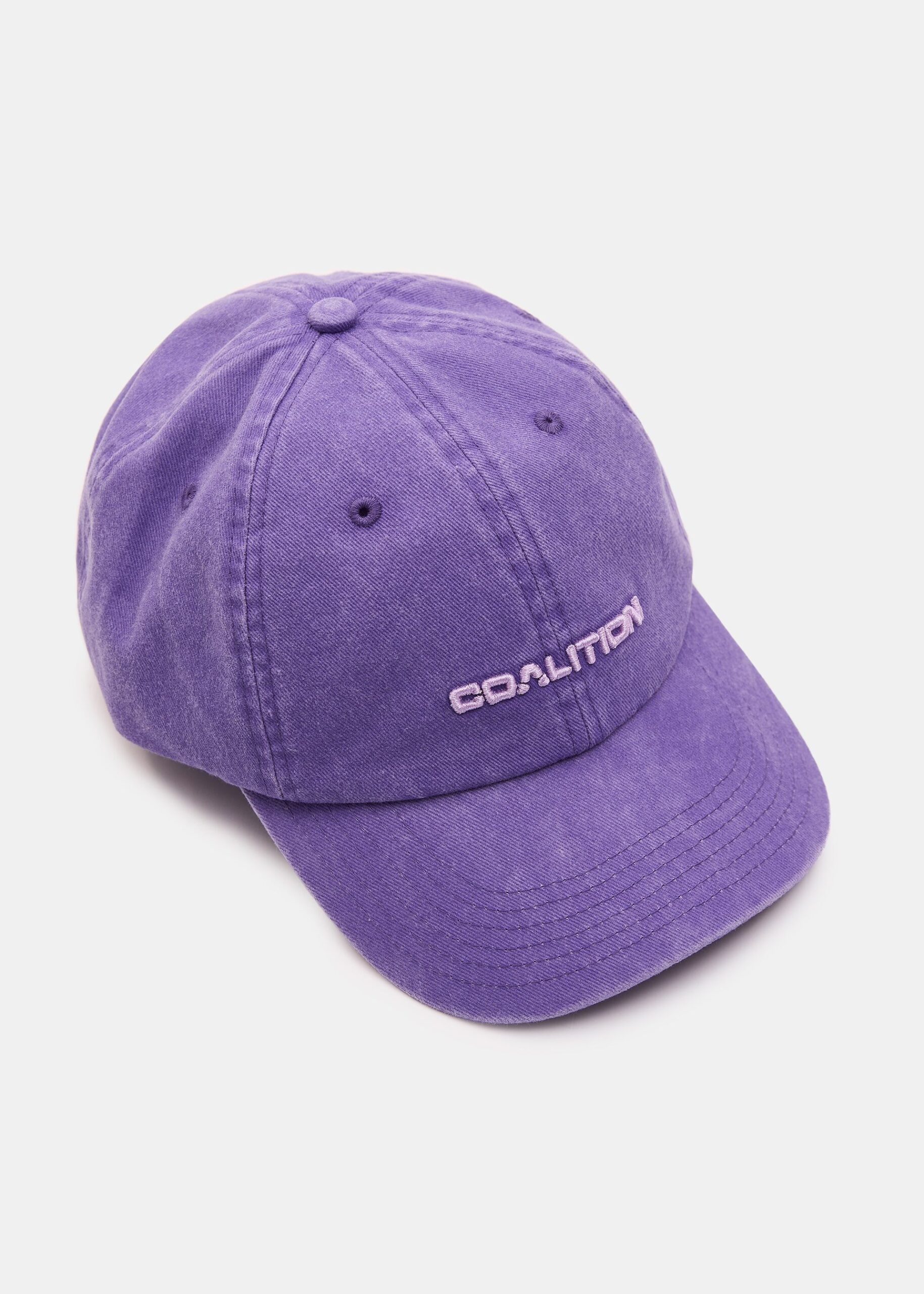 Кепка женская CLTN WASHY C 263 с эффектом стирки фиолетовая — изображение 4
